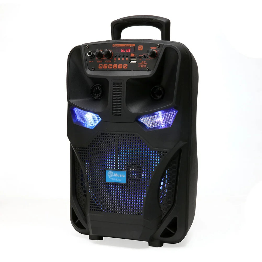 Bluetooth-Compatible Speaker Wireless Portable Speaker Subwoofer Powerful Speaker Outdoor Speaker for Travel Indoor and Outdoor