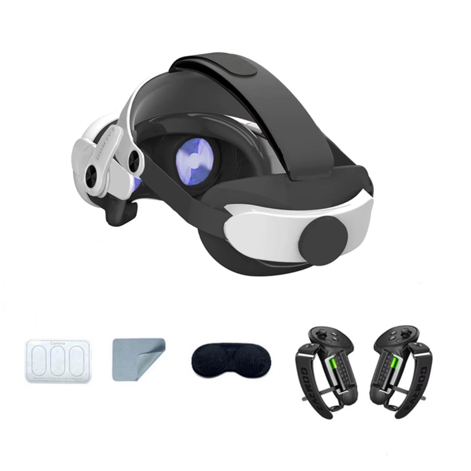 GOMRVR Replaceable Head Strap for Meta Quest 3 VR Improve Comfort Adjustable Head Strap for Meta Oculus Quest 3 Accessories