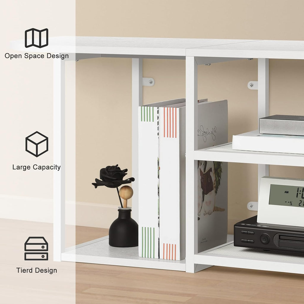 Floating TV Shelf Stand under TV Wall-Mounted Entertainment Center Industrial TV