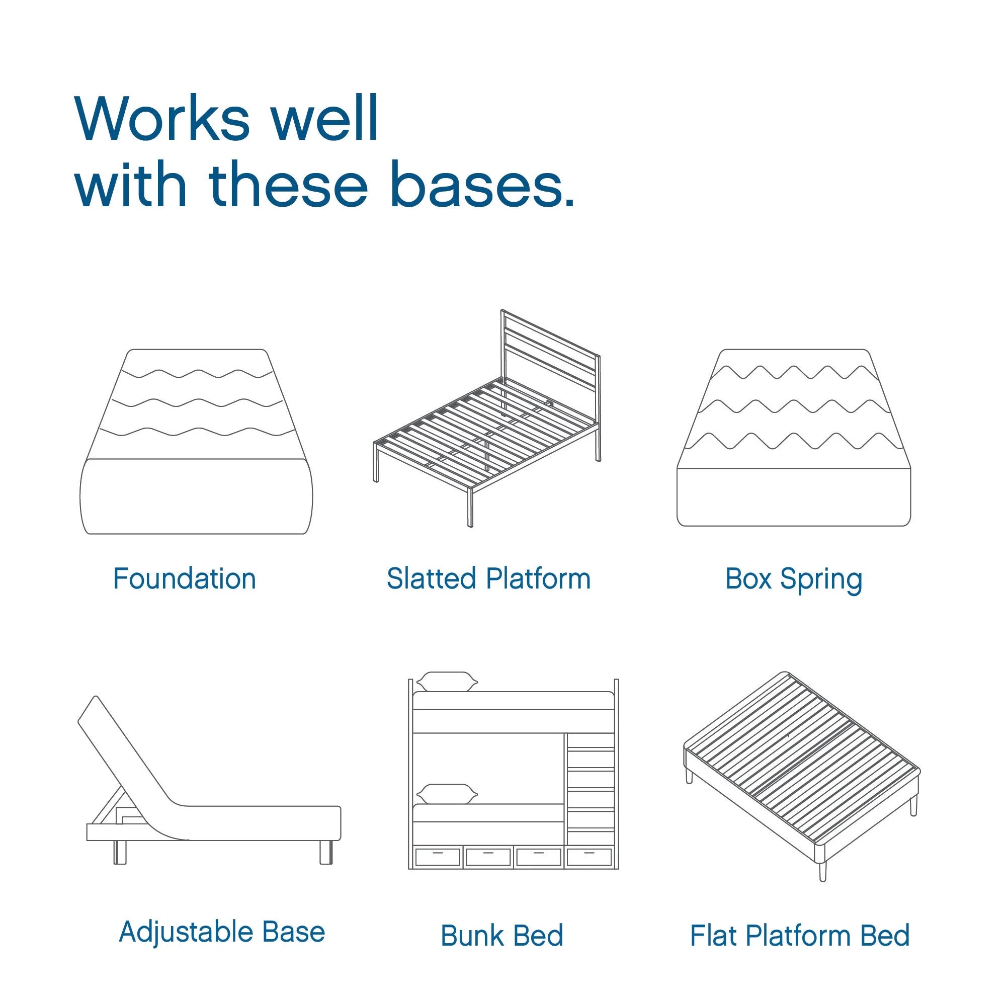 8" Full Size Medium Tight Top Gel Memory Foam Mattress, White