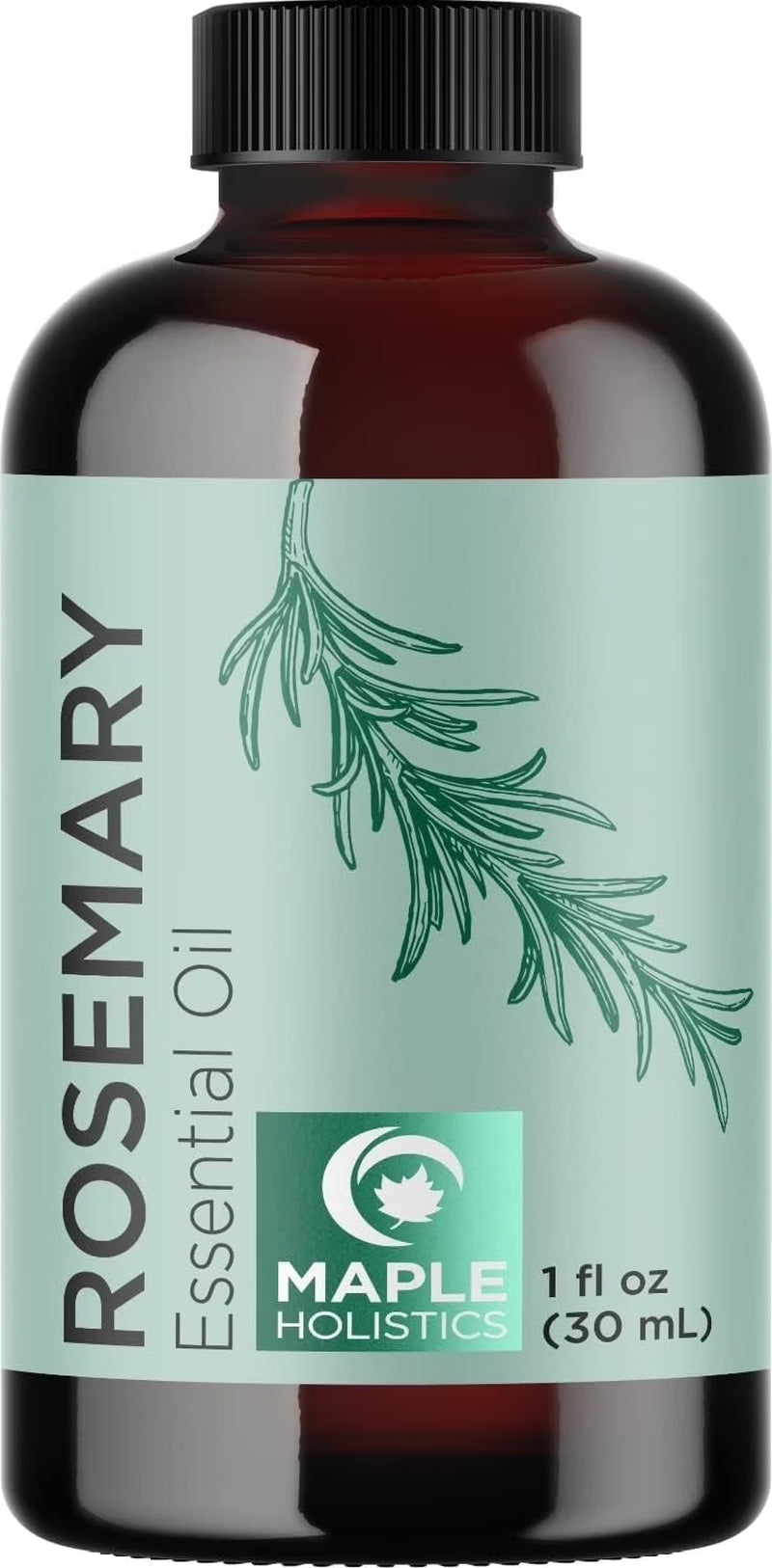 Pure Rosemary Essential Oil for Aromatherapy - Pure Rosemary Oil for Hair Skin and Nails - Refreshing Rosemary Essential Oil for Diffusers plus Dry Scalp Treatment and Hair Oil for Shine