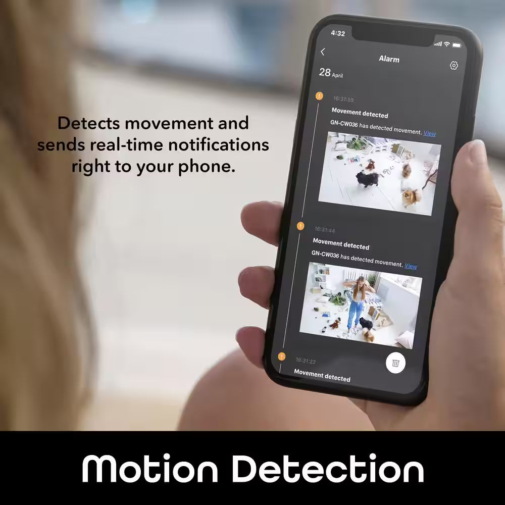 Glimpse 1080P HD Wireless Smart Camera - Indoor Home Security Camera - No Hub Required - Voice Control