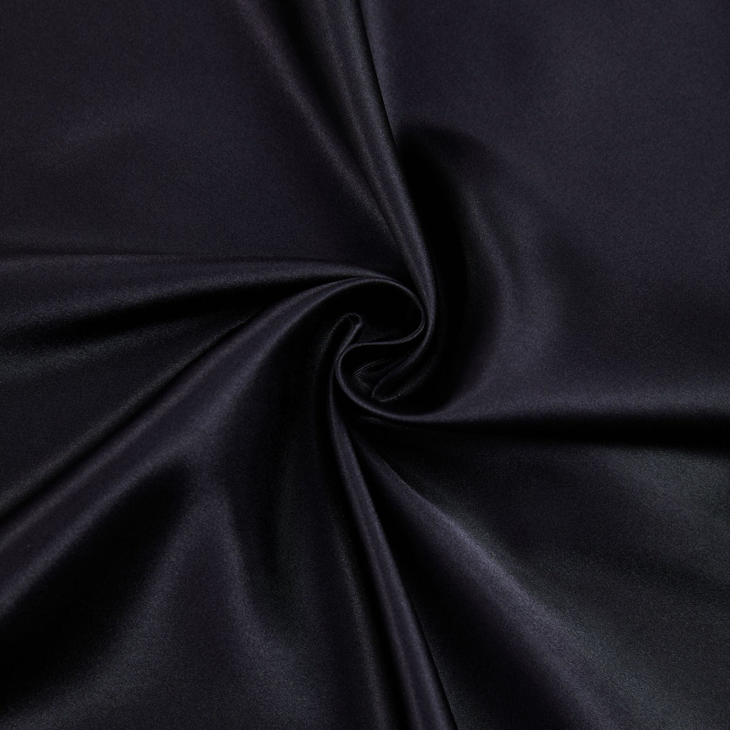 Satin Sheets Twin Silk Sheets Black Bed Sheet Set Deep Pocket Bed Flat Fitted Sheet, 3-Pieces