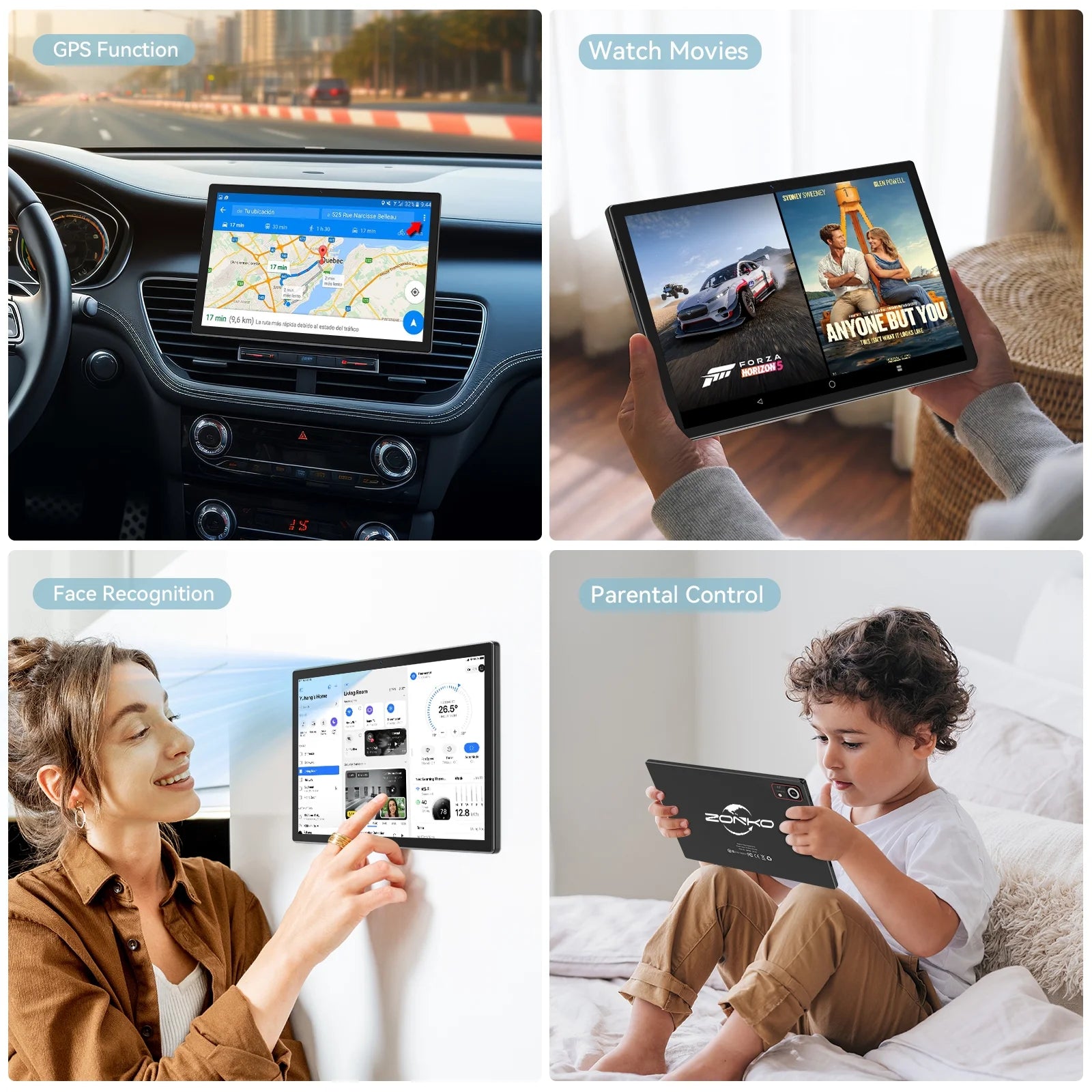 Android 15 Tablet,10 Inch Android Tablet,128Gb+8Gb+1Tb Expand,5G Wifi,Octa-Core,Unisoc T606 Cpu,7000Mah,Bluetooth 5.0,GPS,13MP+8MP Dual Camera,Face Unclock,Hd Display,Touchscreen,Tablet with Keyboard