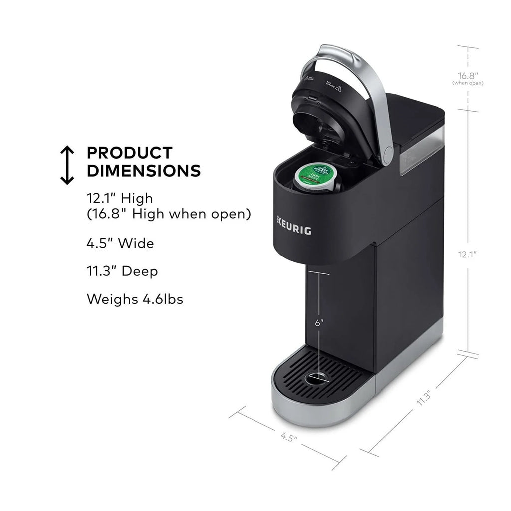 K-Mini plus Single Serve Coffee Maker with K-Cup Pod (Black)