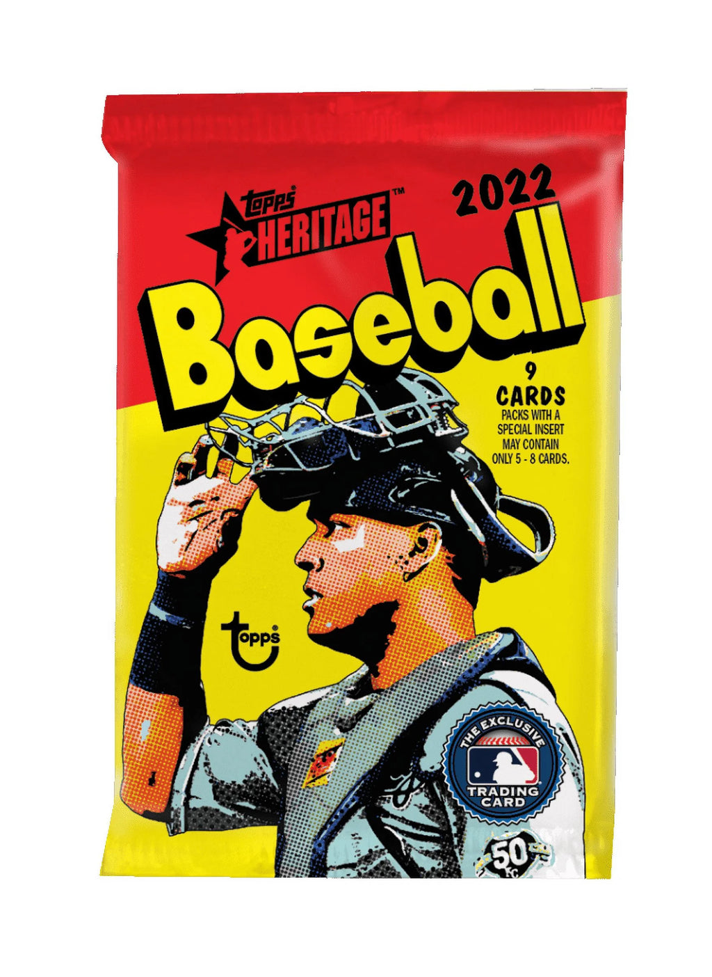 2022  Heritage Baseball 8 Pack Blaster Box