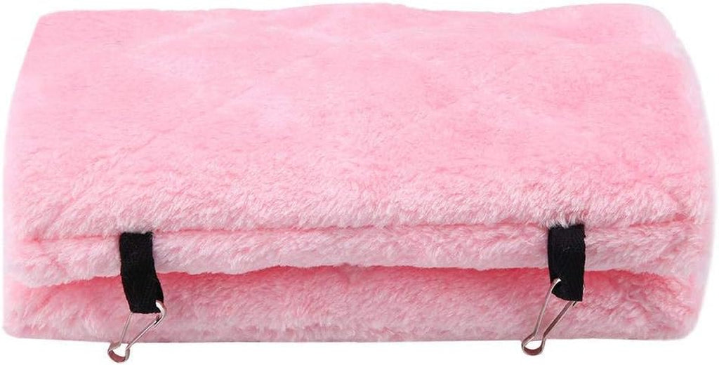 Peony Parrot Hammock Bird Nest Warm Soft Plush Hammock Hanging Cage Tent for Birds Parrot Winter Warm Bed Pet Toy Pouch Cotton Bed (M-)