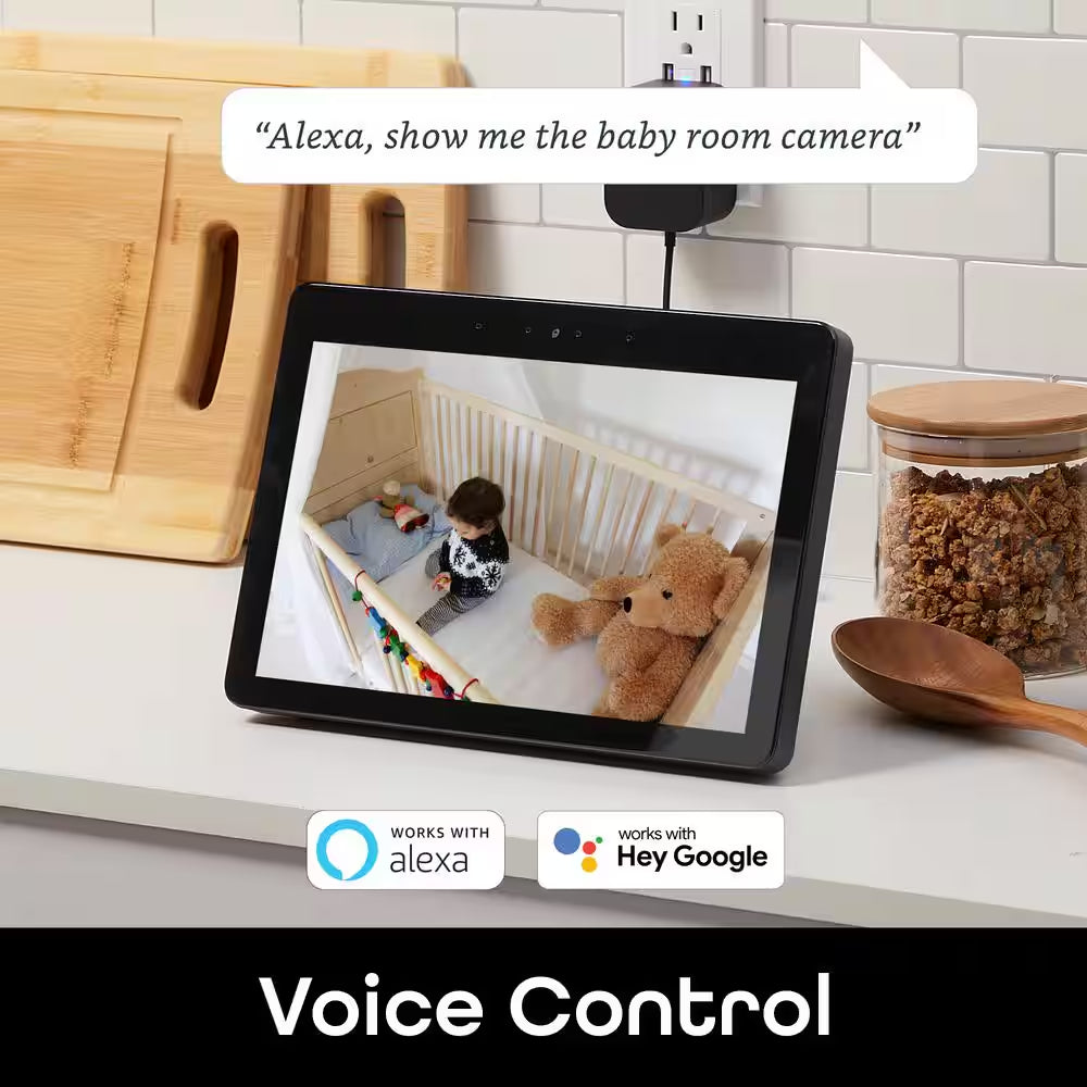 Glimpse 1080P HD Wireless Smart Camera - Indoor Home Security Camera - No Hub Required - Voice Control