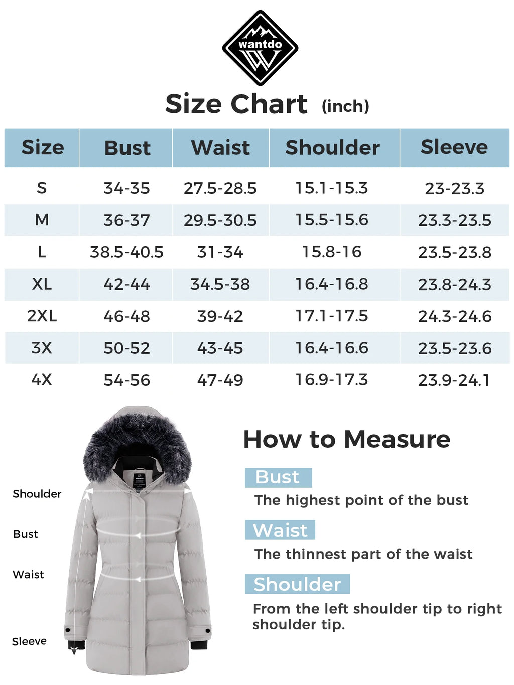 Women'S Puffer Coat Quilted Winter Jacket Windproof Winter Coat Gray XL