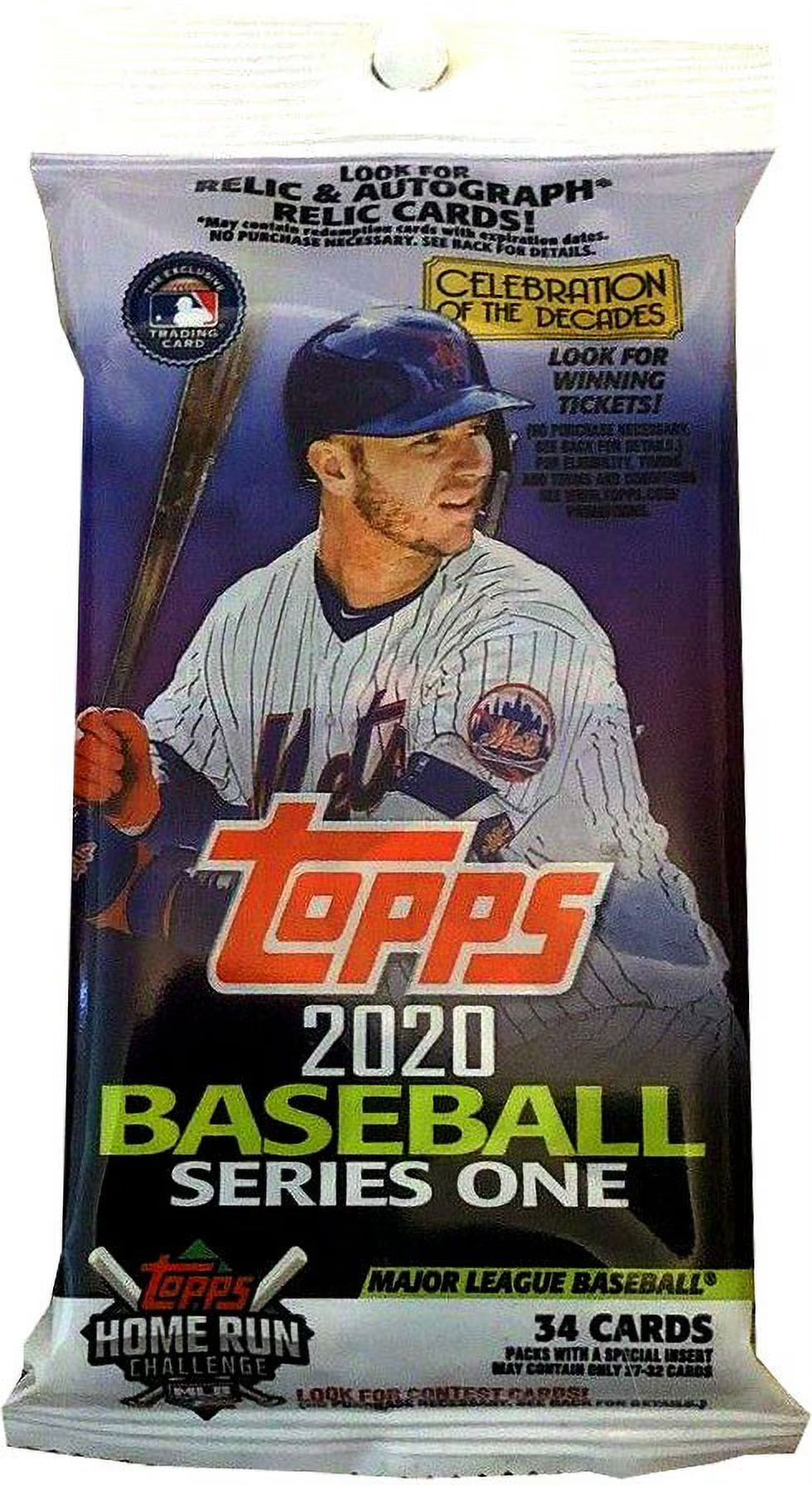 MLB  2020 Series 1 Baseball Trading Card VALUE Pack (34 Cards!)