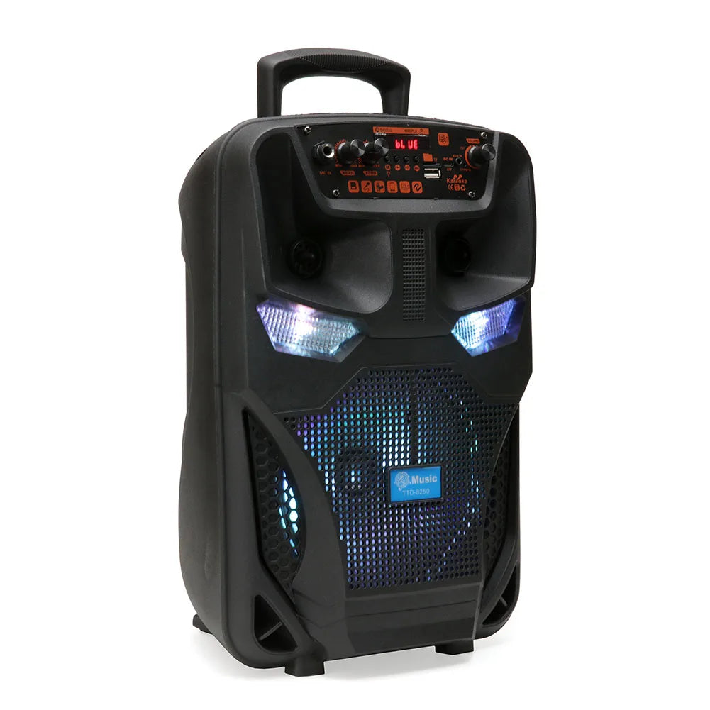Bluetooth-Compatible Speaker Wireless Portable Speaker Subwoofer Powerful Speaker Outdoor Speaker for Travel Indoor and Outdoor
