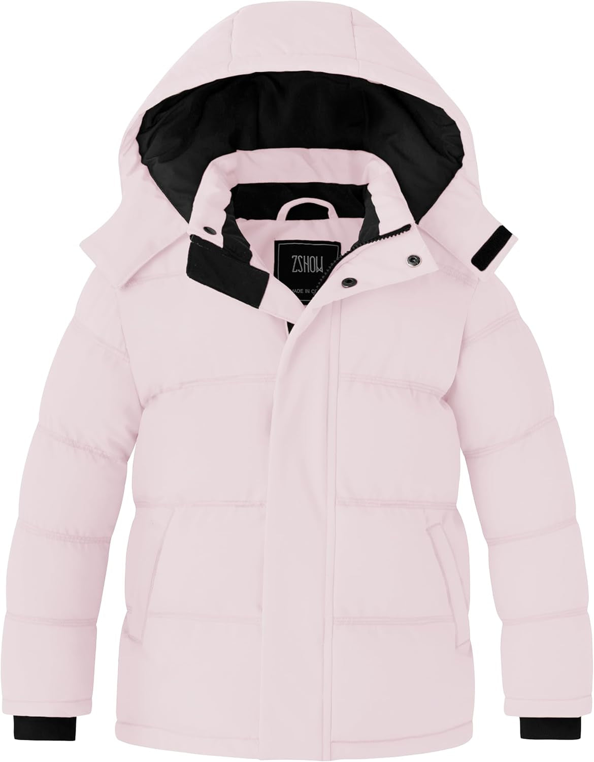 Girl'S Winter Coats Waterproof Hooded Puffer Jacket Outerwear Winter Jacket