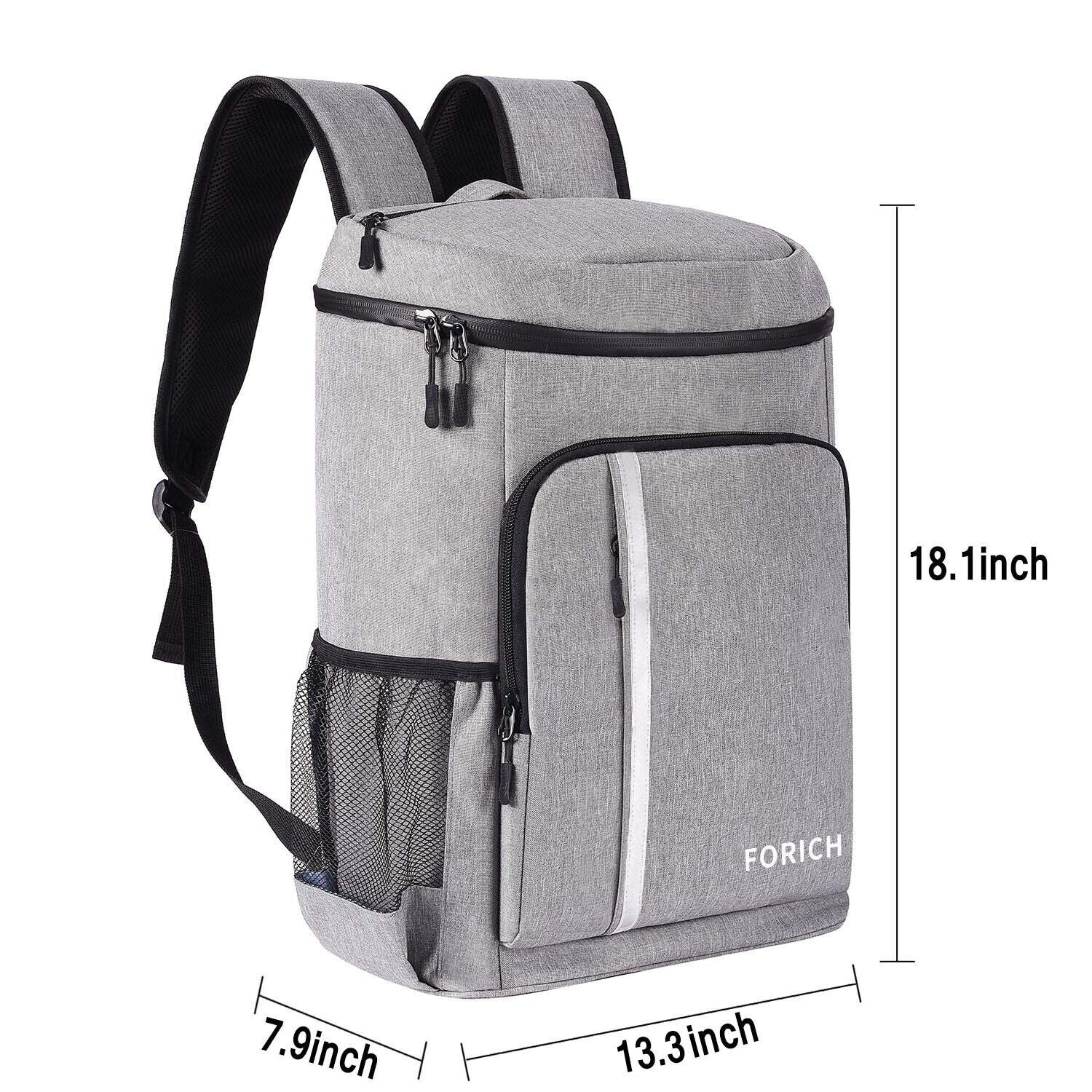 FORICH Backpack Cooler Leakproof Insulated Waterproof Backpack Cooler Bag, Li...