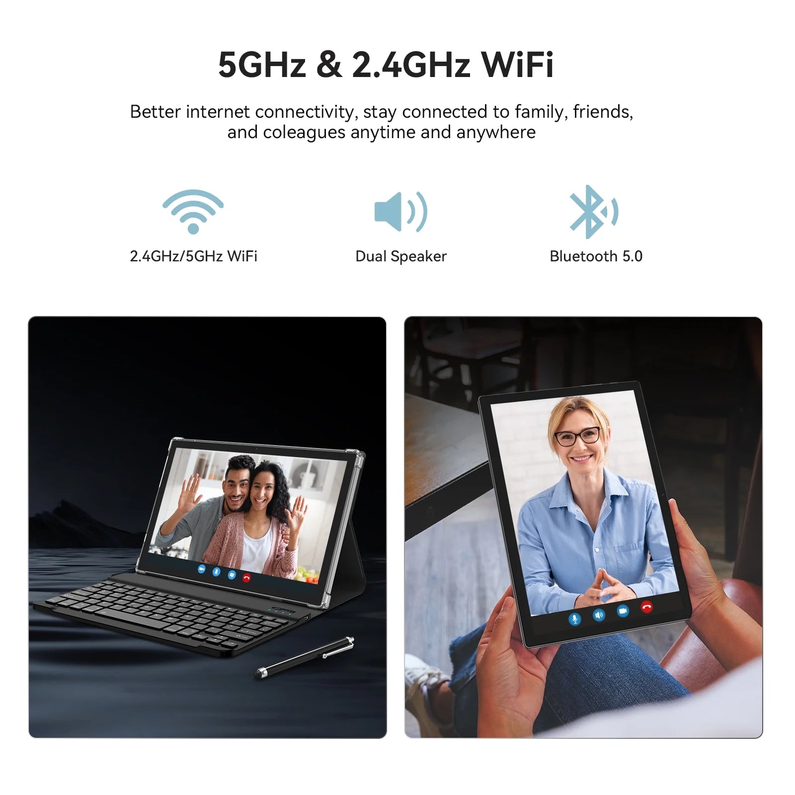 Android 15 Tablet,10 Inch Android Tablet,128Gb+8Gb+1Tb Expand,5G Wifi,Octa-Core,Unisoc T606 Cpu,7000Mah,Bluetooth 5.0,GPS,13MP+8MP Dual Camera,Face Unclock,Hd Display,Touchscreen,Tablet with Keyboard