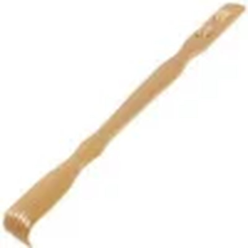 New 18" Bamboo Wood Back Scratcher with 2 Rollers -Back Scratcher Massage Tool