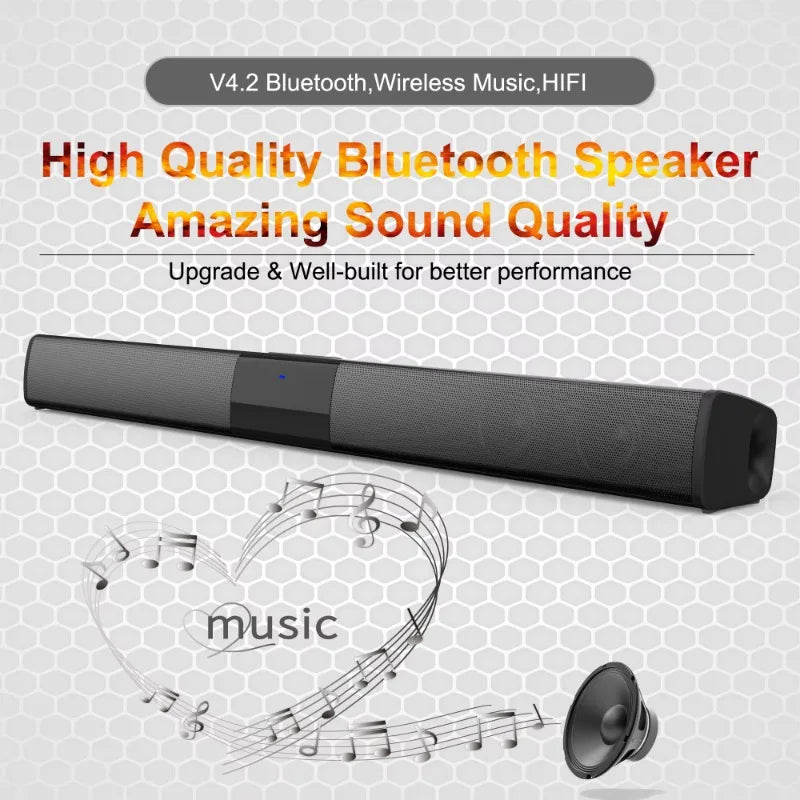 BS-28B TV Sound Bar Bluetooth Soundbar Sound Bar for Tv Home Theater Tv Speaker High Quality Tv Sound Bar Coaxial