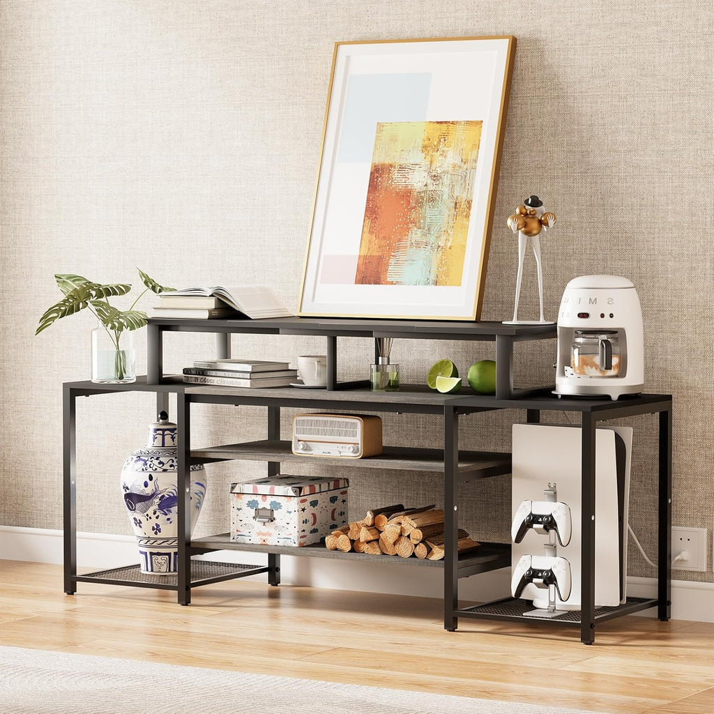 47" TV Riser for 32-60 Inch TV, TV Riser Stand Shelf, Tabletop TV Stand Riser, C