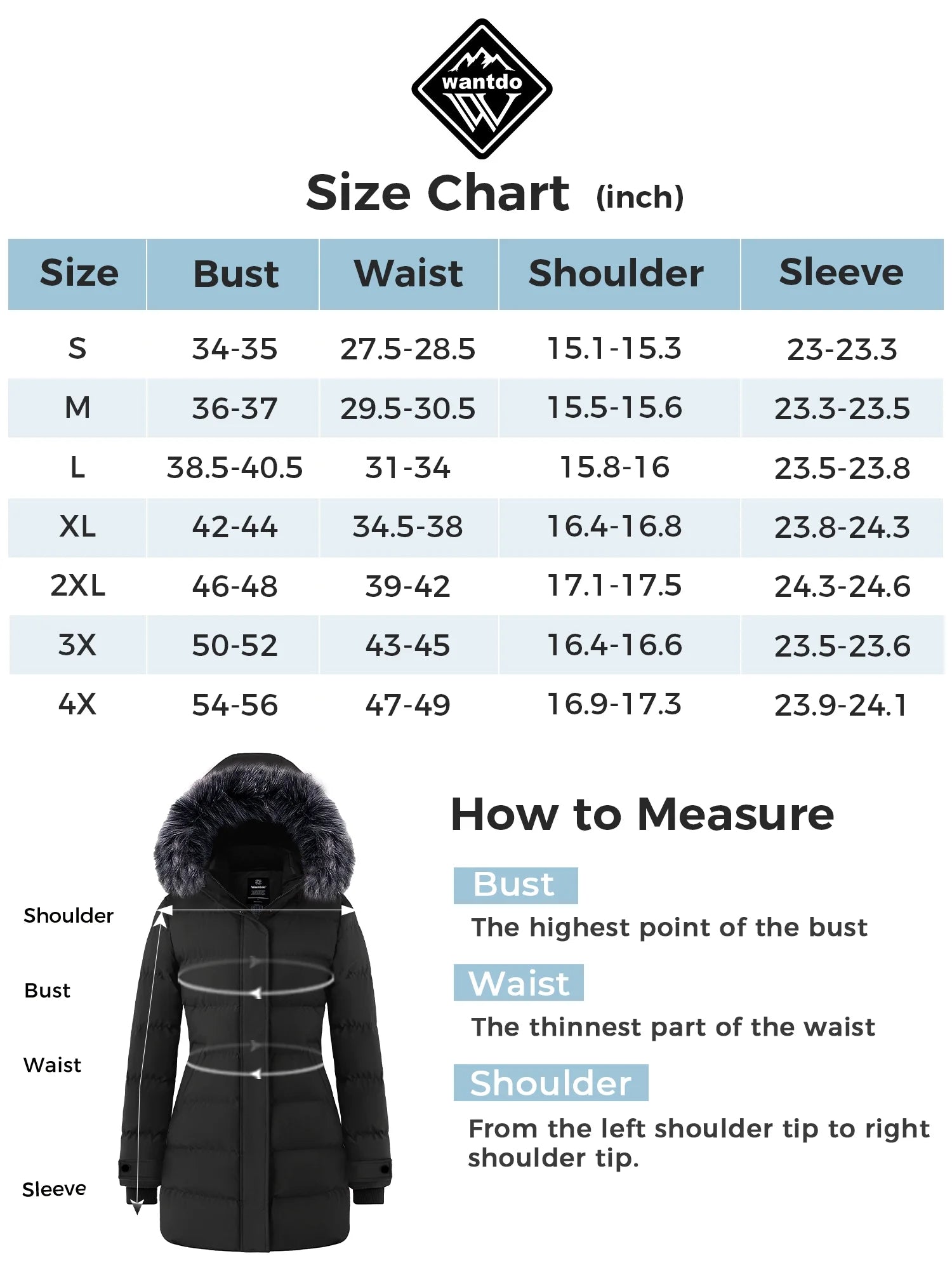 Women'S Winter Coat Quilted Puffer Coat Waterproof Winter Jacket Charcoal M