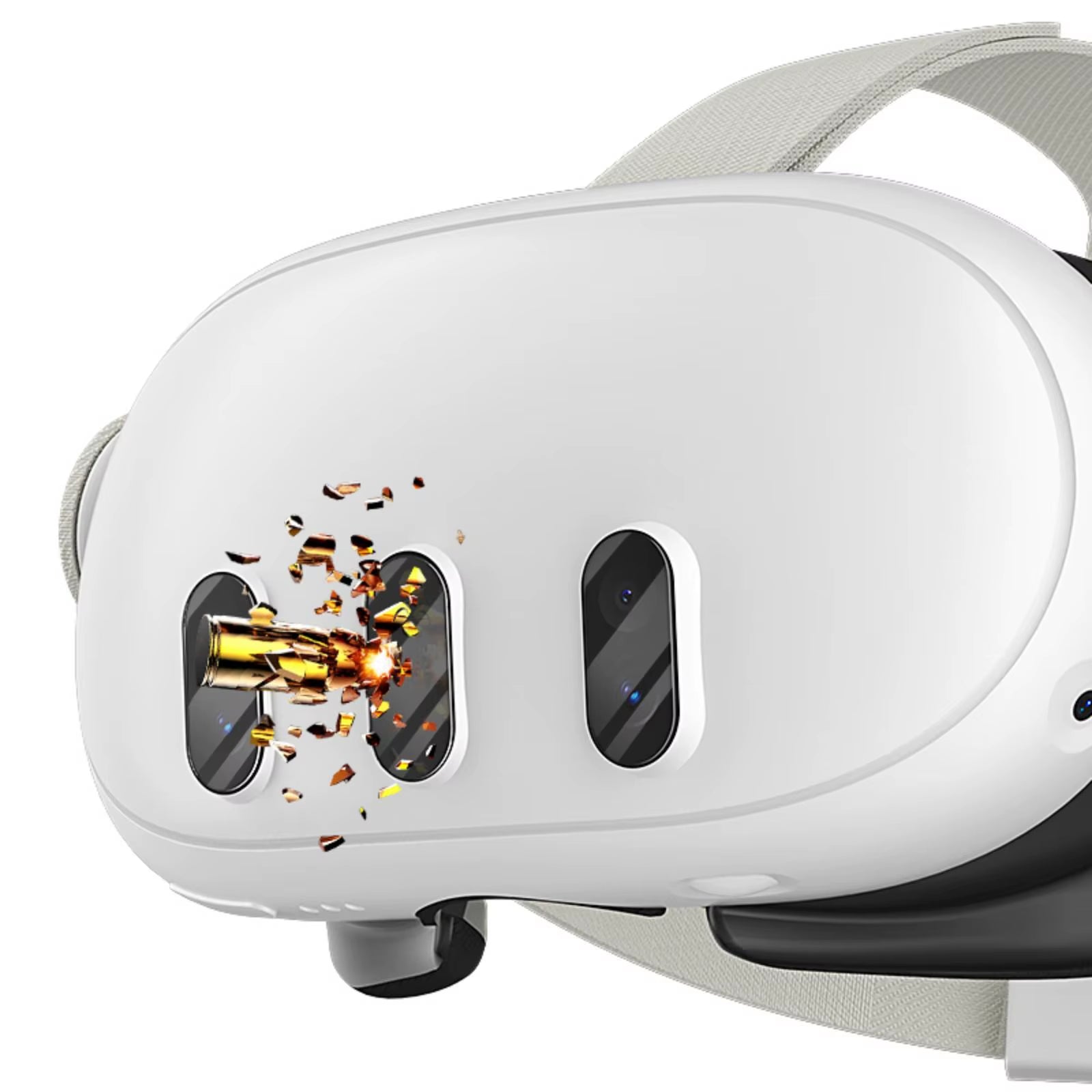 GOMRVR Replaceable Head Strap for Meta Quest 3 VR Improve Comfort Adjustable Head Strap for Meta Oculus Quest 3 Accessories