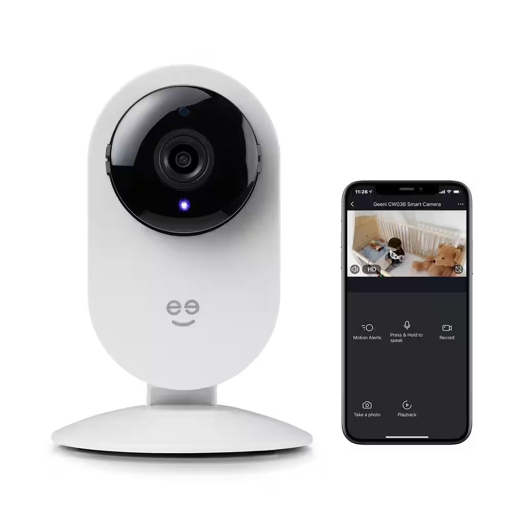 Glimpse 1080P HD Wireless Smart Camera - Indoor Home Security Camera - No Hub Required - Voice Control