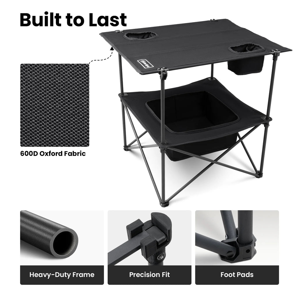 Folding Camping Table, Portable Outdoor Picnic Table