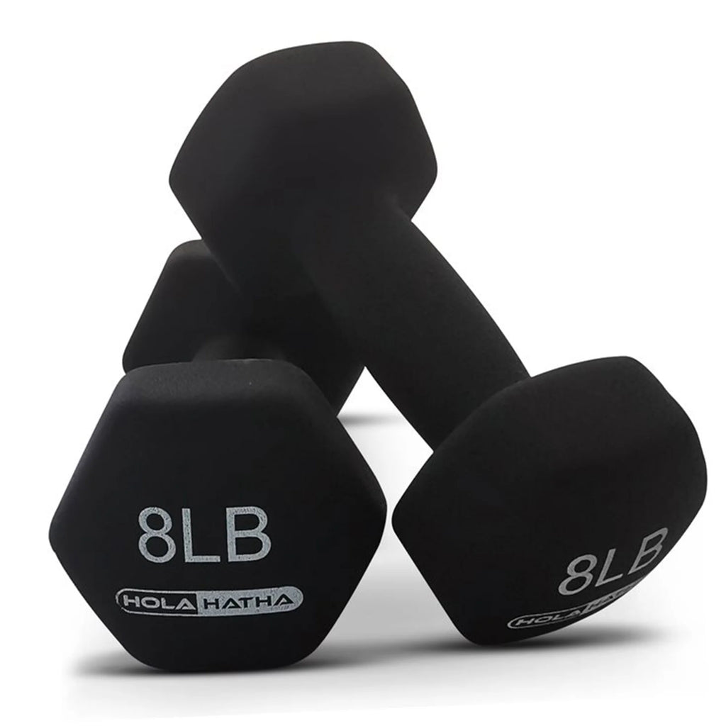 2, 3, 5, 8, & 10 Lb Neoprene Dumbbell Weight Set W/ Rack, Pastel