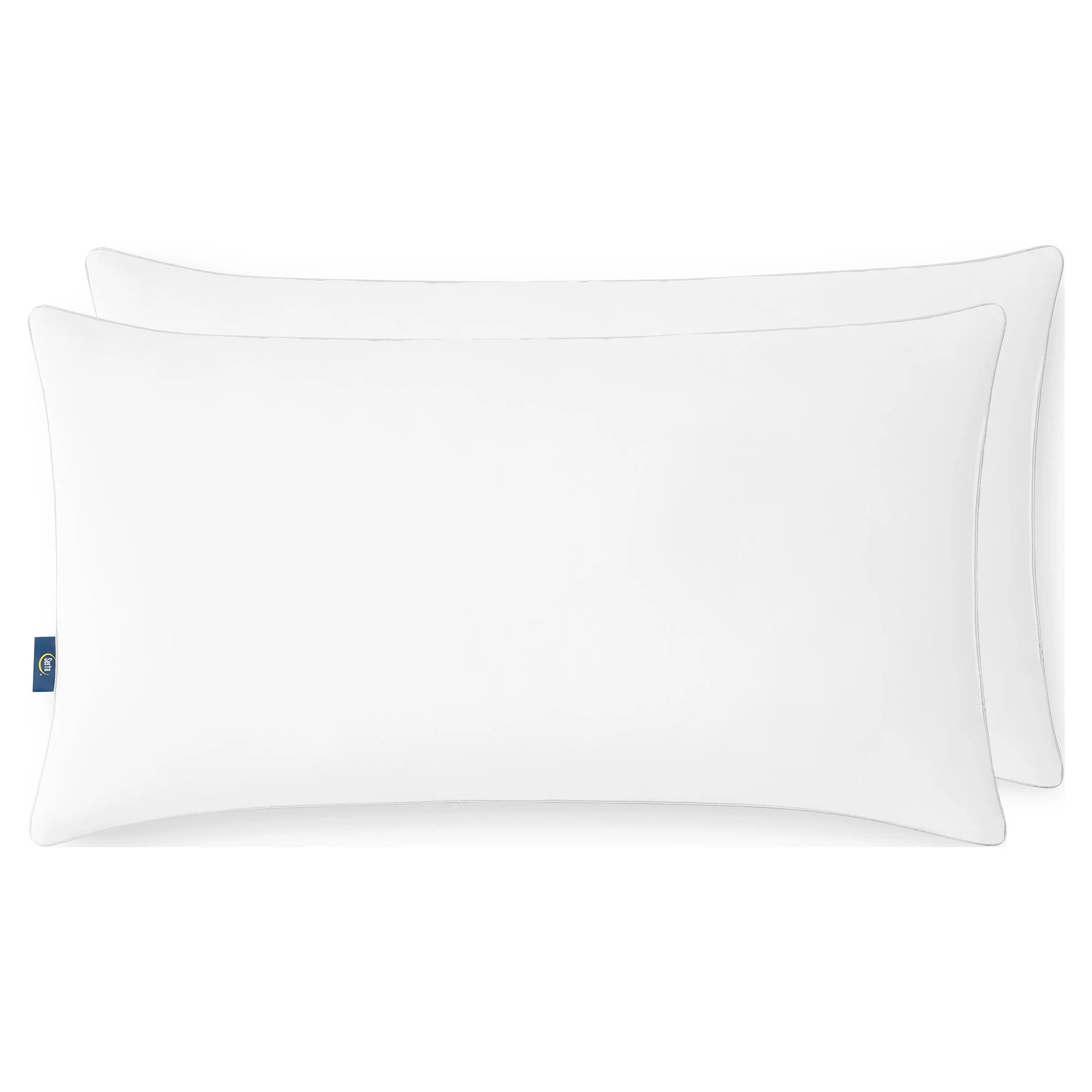 pedic Endless Comfort Bed Pillow, King, 2 Pack