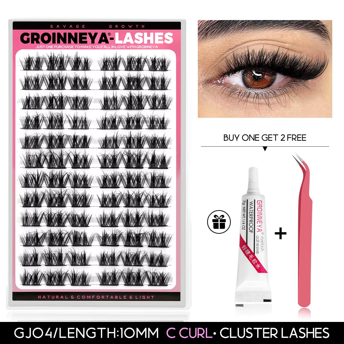 Clusters Lash Cluster Lashes Individual Lashes Natural Look C Curl Fluffy Cluster Lashes DIY Eyelash Extension