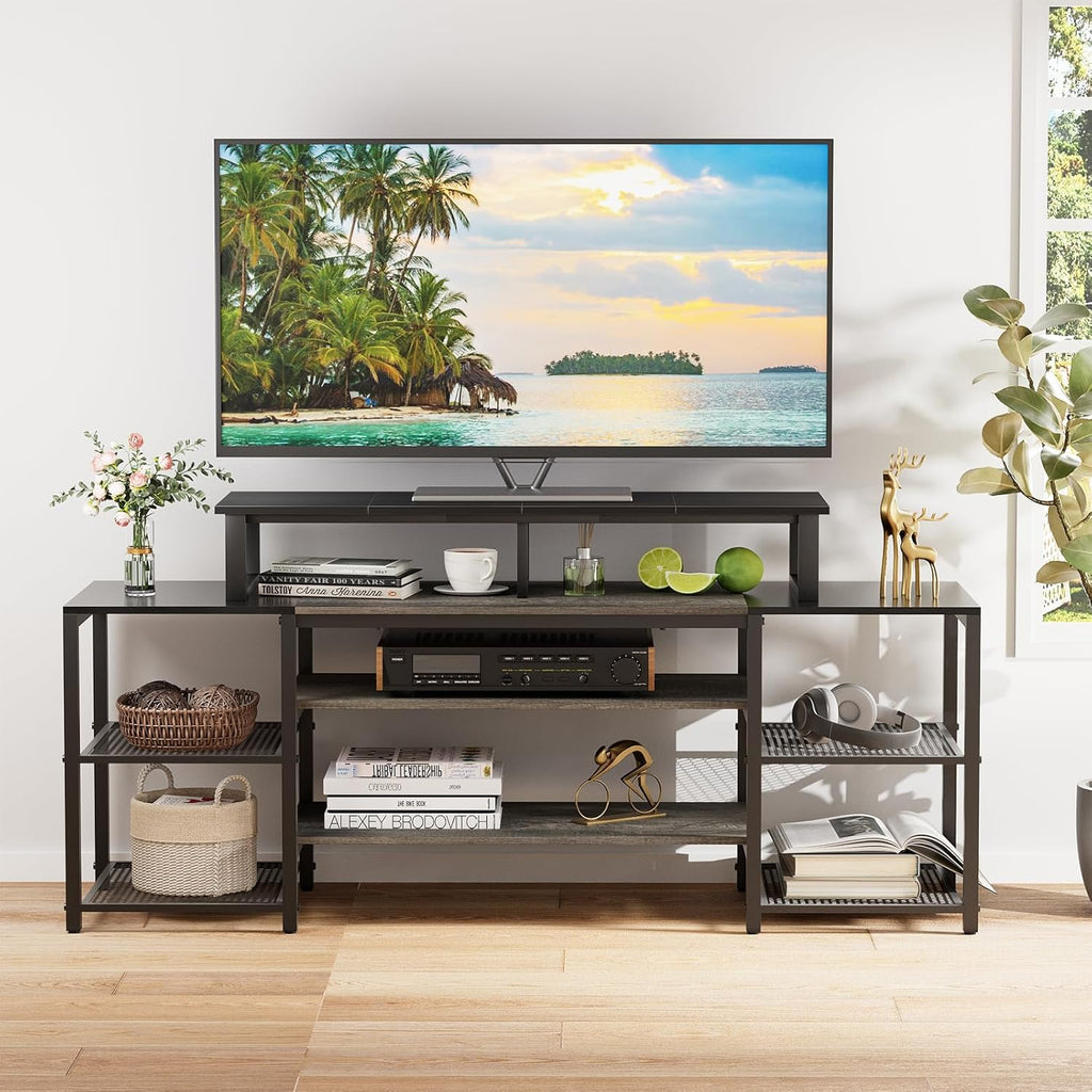 47" TV Riser for 32-60 Inch TV, TV Riser Stand Shelf, Tabletop TV Stand Riser, C