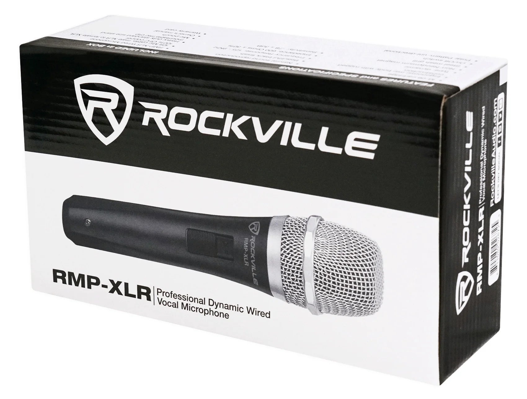 2  RMP-XLR Dynamic Cardioid Pro Microphones + 10' XLR Cables+2 Clips