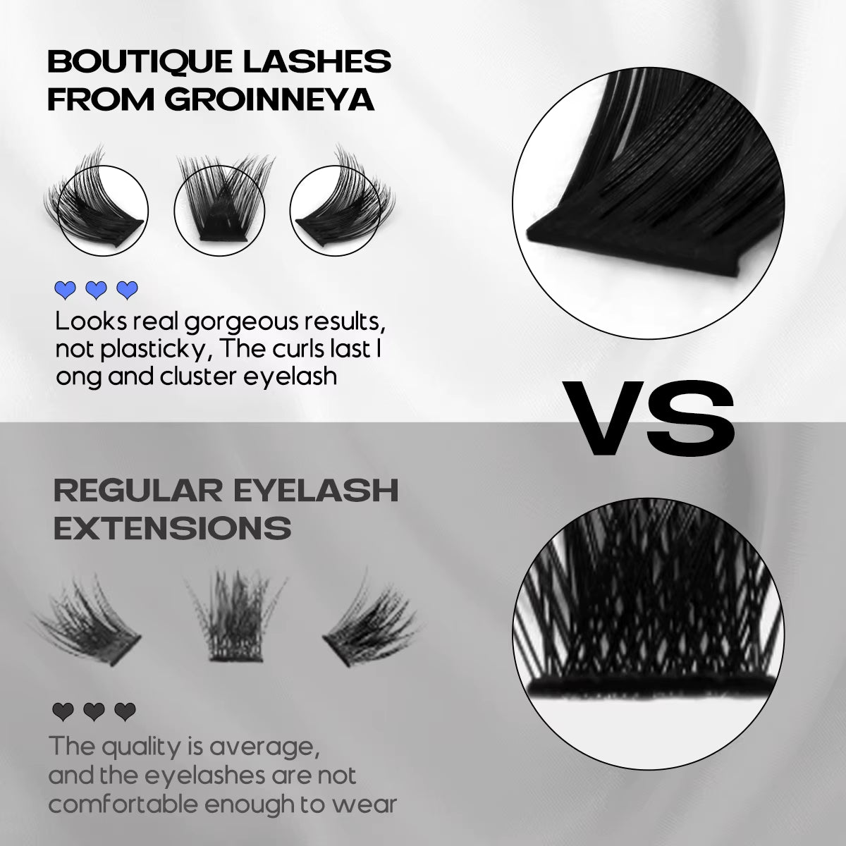 Clusters Lash Cluster Lashes Individual Lashes Natural Look C Curl Fluffy Cluster Lashes DIY Eyelash Extension