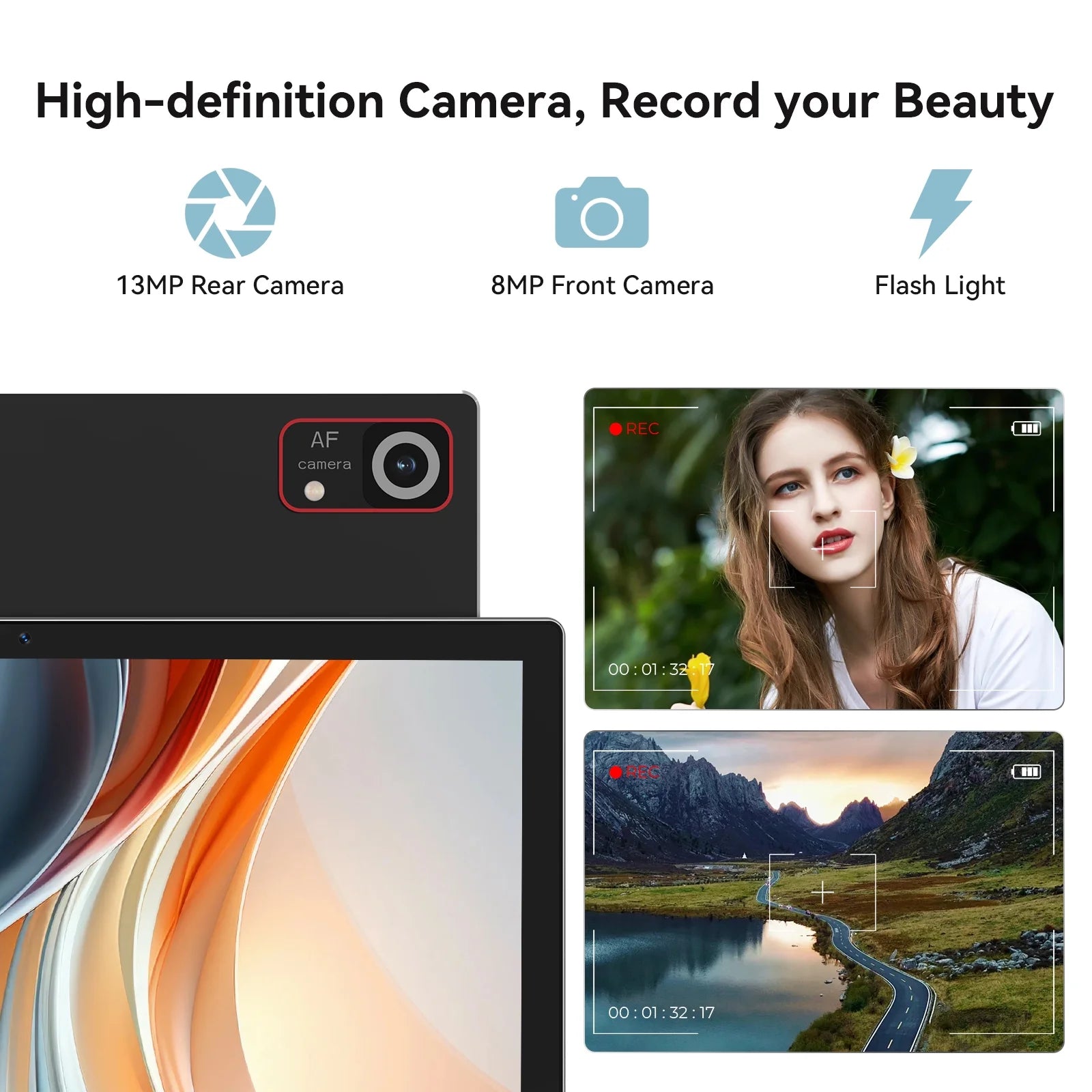 Android 15 Tablet,10 Inch Android Tablet,128Gb+8Gb+1Tb Expand,5G Wifi,Octa-Core,Unisoc T606 Cpu,7000Mah,Bluetooth 5.0,GPS,13MP+8MP Dual Camera,Face Unclock,Hd Display,Touchscreen,Tablet with Keyboard