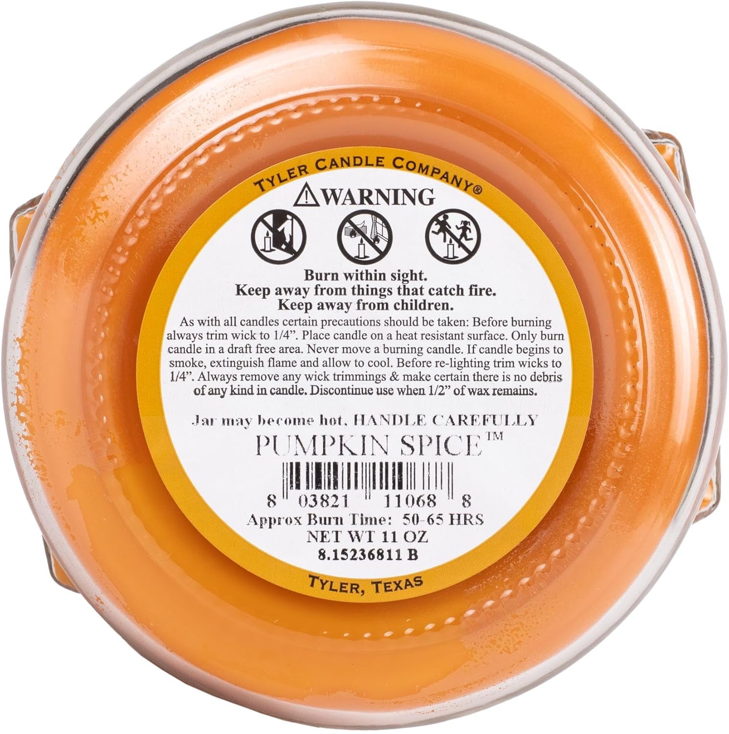 Tyler Candle Co 11Oz Pumpkin Spice Candle